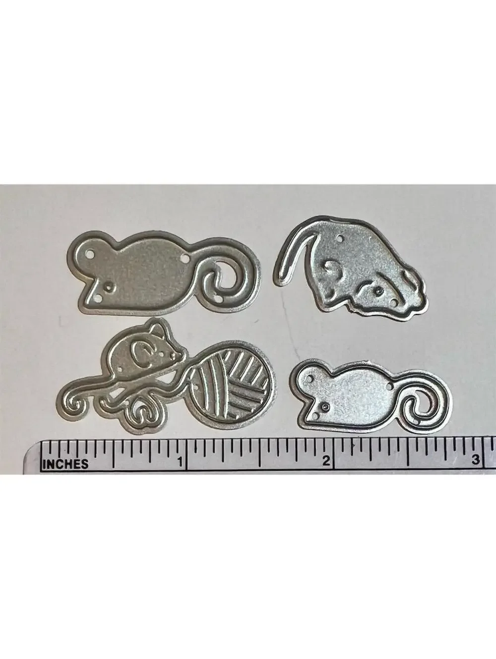Lawn Fawn Mouse & Yarn Metal Cutting Die Set Card Making Scrapbooking